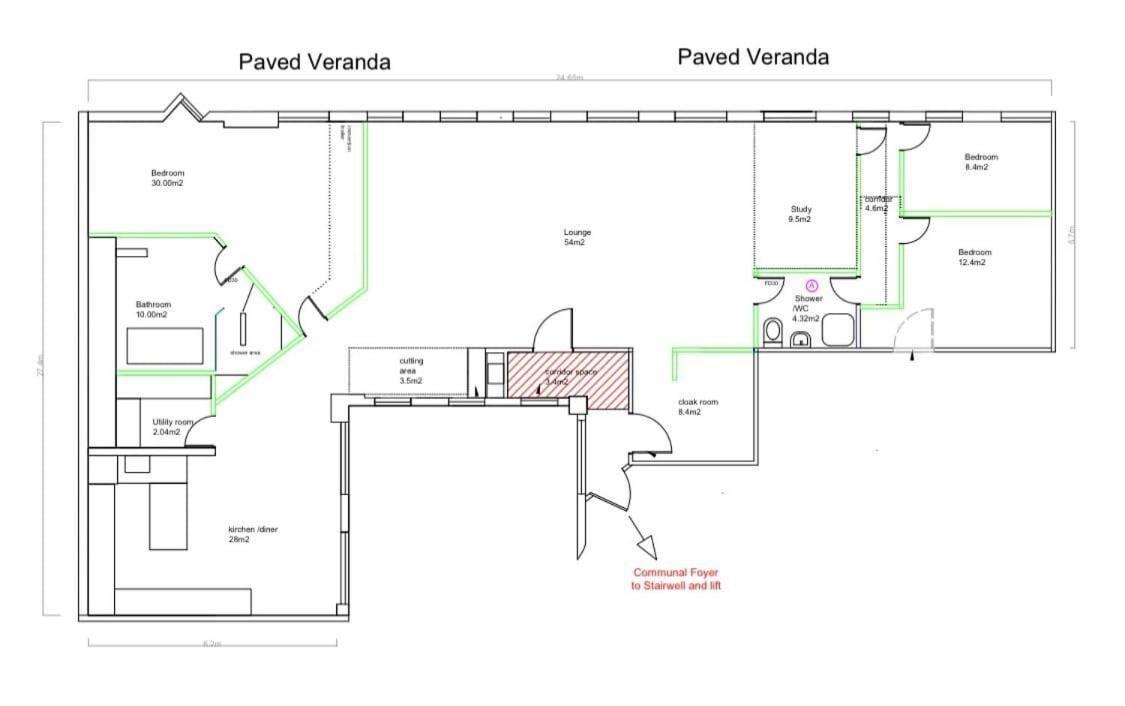 Amazingly Luxurious Loft Apartment, Soho - 3 Bedrooms, 2 Bath & Office Apartment London